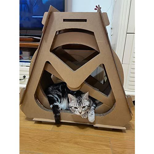 Yumoa 回し車 トレッドミル 大きい 長さ73cm高さ70cm幅36cm 段ボール製 猫 猫のおもち Wss 11mbk6oefhfnならショッピング ランキングや口コミも豊富なネット通販 更にお得なpaypay残高も スマホアプリも充実で毎日どこからでも気になる商品をその場でお求めいただけ