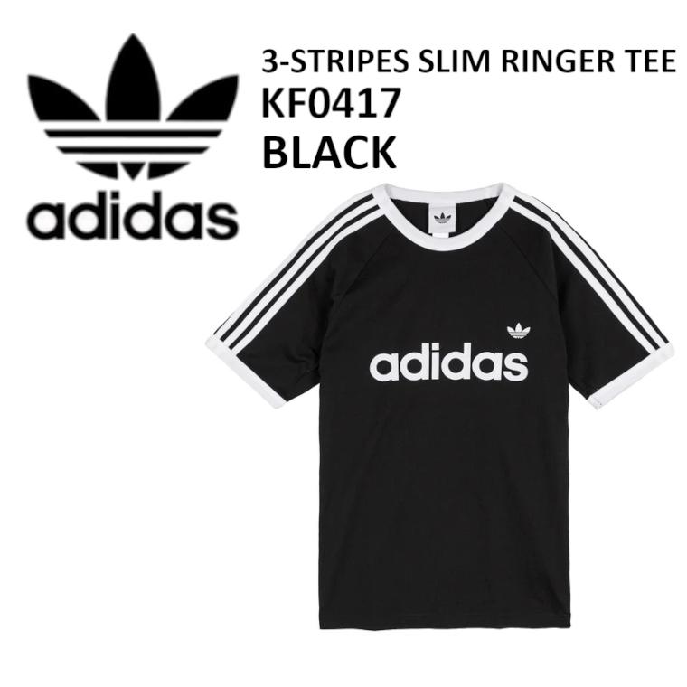 adidas Originals アディダス オリジナルス 3-STRIPES SLIM RIGER TEE