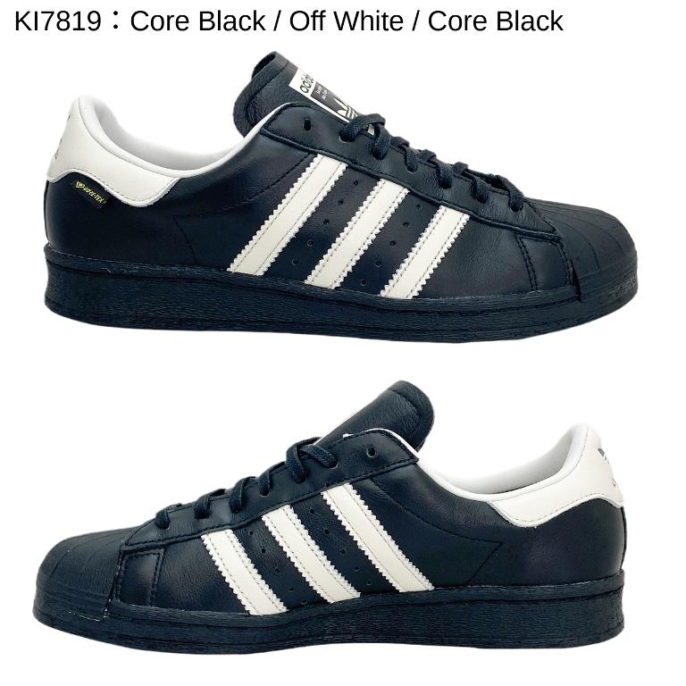 アディダス スーパースター 82 ゴアテックス adidas originals SUPER STAR 82 GTX KI7819 オリジナルス スニーカー メンズ Black White ブラック ホワイト 黒の画像