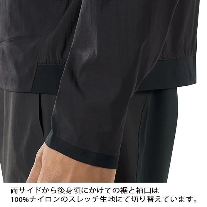 アークテリクス ヴェイランス ARCTERYX VEILANCE ジャケット メンズ DEMLO HOODED JACKET デムロ フーデッドジャケット X000007775 ブラック BLACKの画像