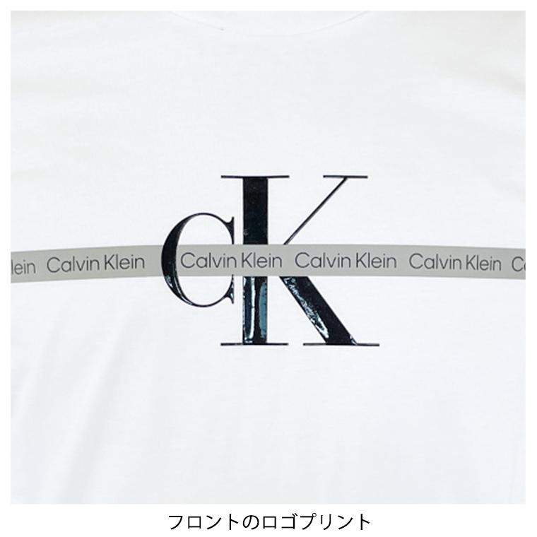 Calvin Klein（カルバン・クライン） Tシャツ 半袖 フロントロゴ CK