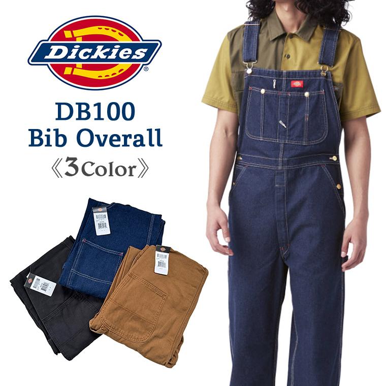 Dickies デニムブルー オーバーオール50×30 Dickies オーバーオール サロペット DICKIES デニム