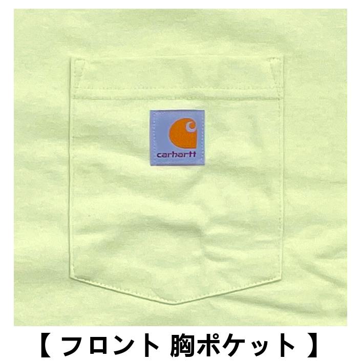 Tシャツ カーハート carhartt ポケット付き 半袖 K87 メンズ レディース workwear pocket SS Tee 定番｜infini-elts｜17