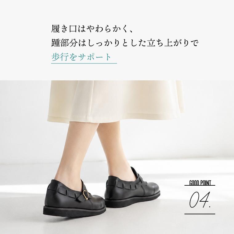 公式 】 レディース ベルト スリッポン シューズ おしゃれ 歩きやすい