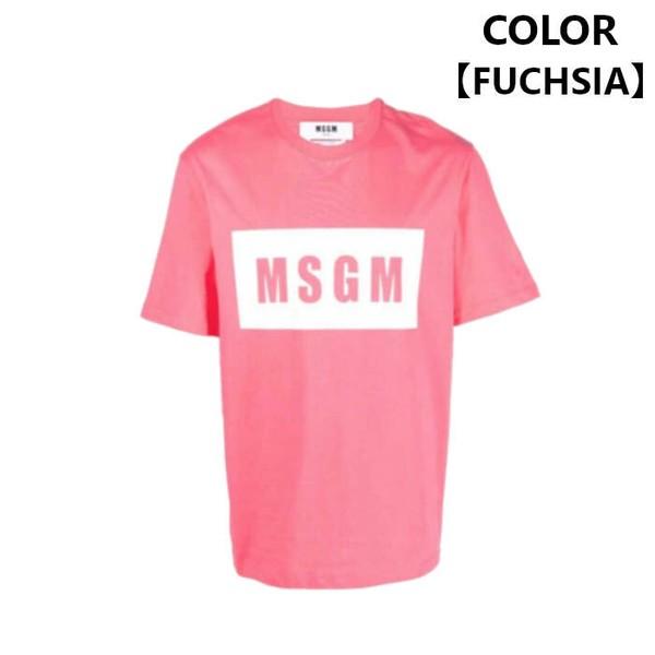MSGM（エムエスジーエム） box logo t-shirt / ボックスロゴ 半袖 T 