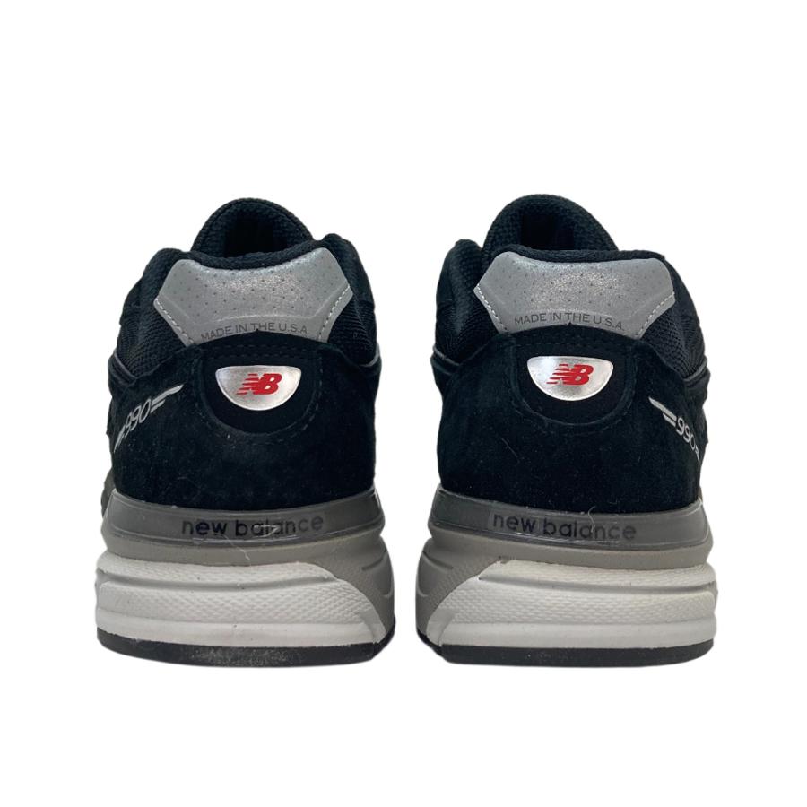 New Balance 990 ニューバランス U990BL4 Made in USA 990V4 BLACK Width：D メンズ スニーカー ブラック Dワイズ メイド イン アメリカの画像