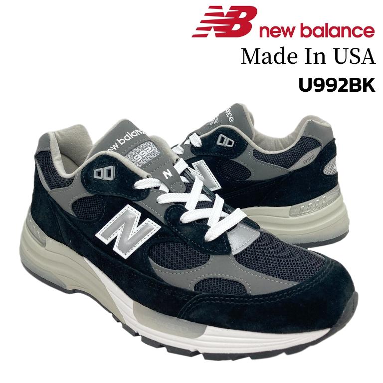 new balance u992bk black ブラック/グ レースニーカー New Balance（ニューバランス） スニーカー U992BK Made in USA 992