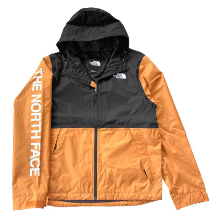 ザ ノースフェイス プリント ミラートン ジャケット M オレンジx黒 THE NORTH FACE（ザ ノースフェイス） ザ ノースフェイス THE NORTH