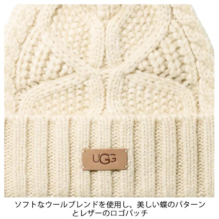 UGG（アグ） ニット帽 100819 レディース Cable Beanie With Pom