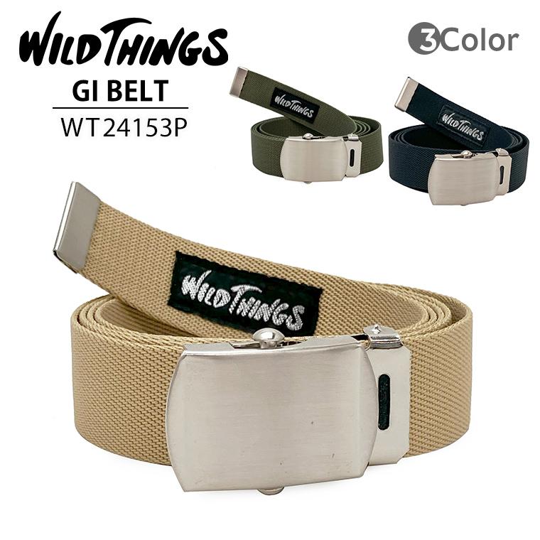 WILD THINGS（ワイルドシングス） ガチャベルト WT24153P GI BELT ロゴ