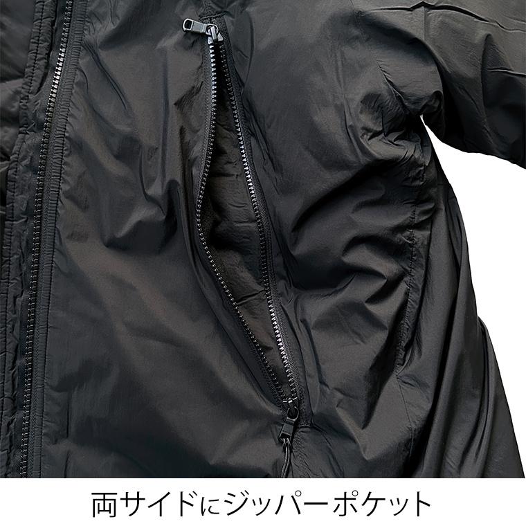 ワイルドシングス ハッピージャケット WILD THINGS HAPPY JACKET WT252-11-Q4 プリマロフト アウター メンズ ミリタリー ECWCS ロゴ BLACK ブラックの画像