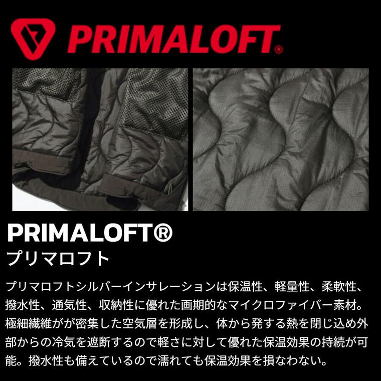 ワイルドシングス ハッピージャケット WILD THINGS HAPPY JACKET WT252-11-Q4 プリマロフト アウター メンズ ミリタリー ECWCS ロゴ BLACK ブラックの画像