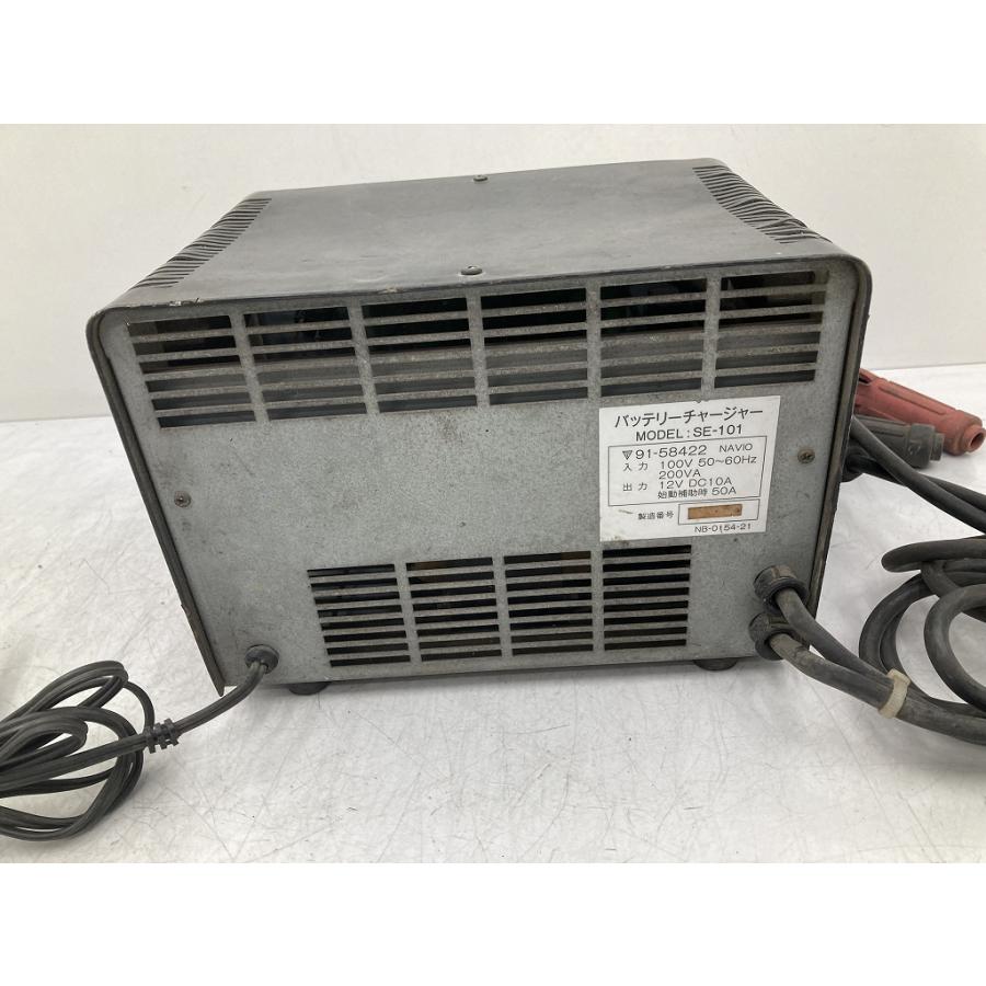 動作OK YUASA 自動車 バッテリーチャージャー SE-101 充電器 12V 充電 