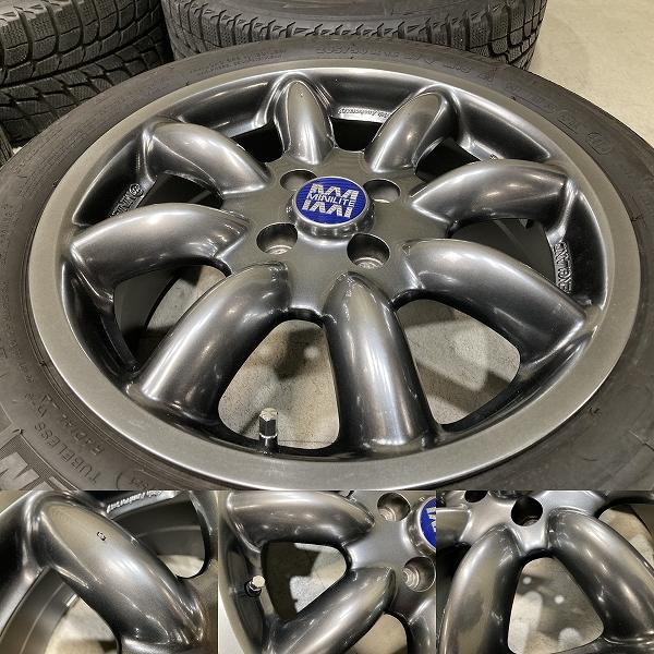 美品 MINILITE ミニライト 16インチ 7J +48 PCD100 4H 205/50R16 4本