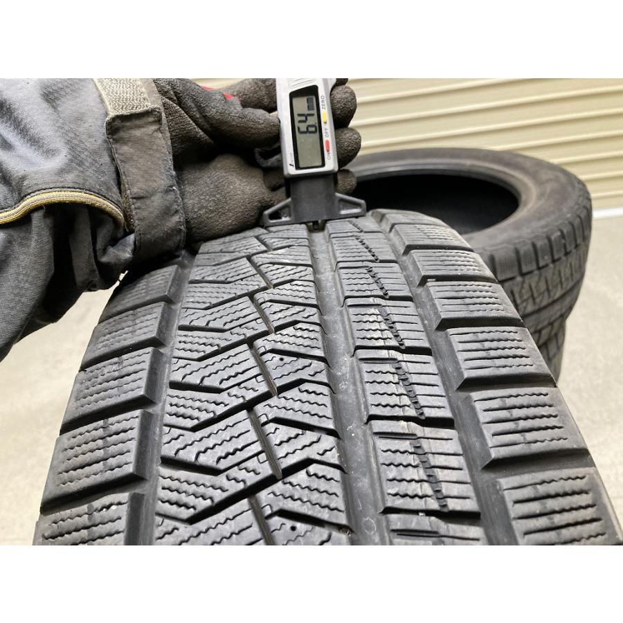 車 ☆バリ山205/55R16ピレリ ICE ASIMMETRICO PLUS 4本
