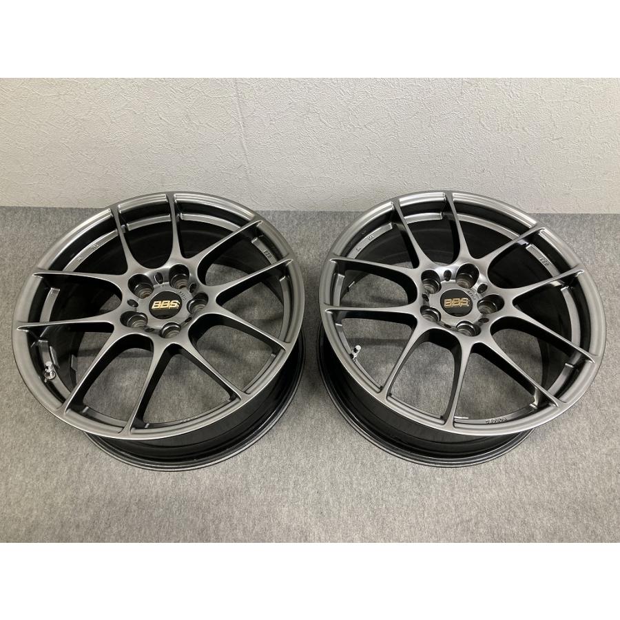 訳アリ 軽量 鍛造 BBS RF510 18インチ 7.5J +45 114.3 5H 2本セット BD 