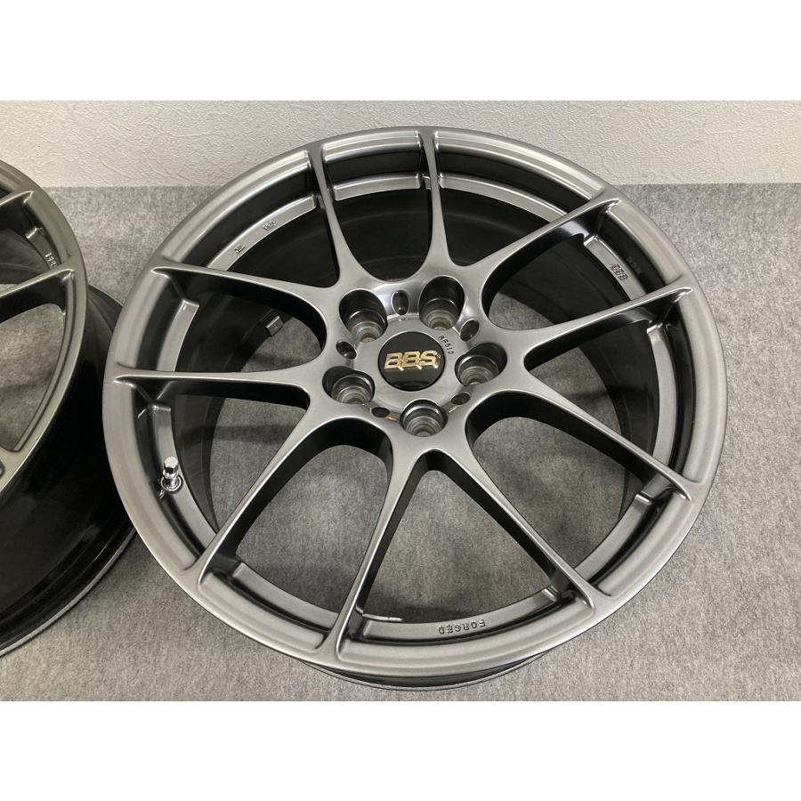 訳アリ 軽量 鍛造 BBS RF510 18インチ 7.5J +45 114.3 5H 2本セット BD 