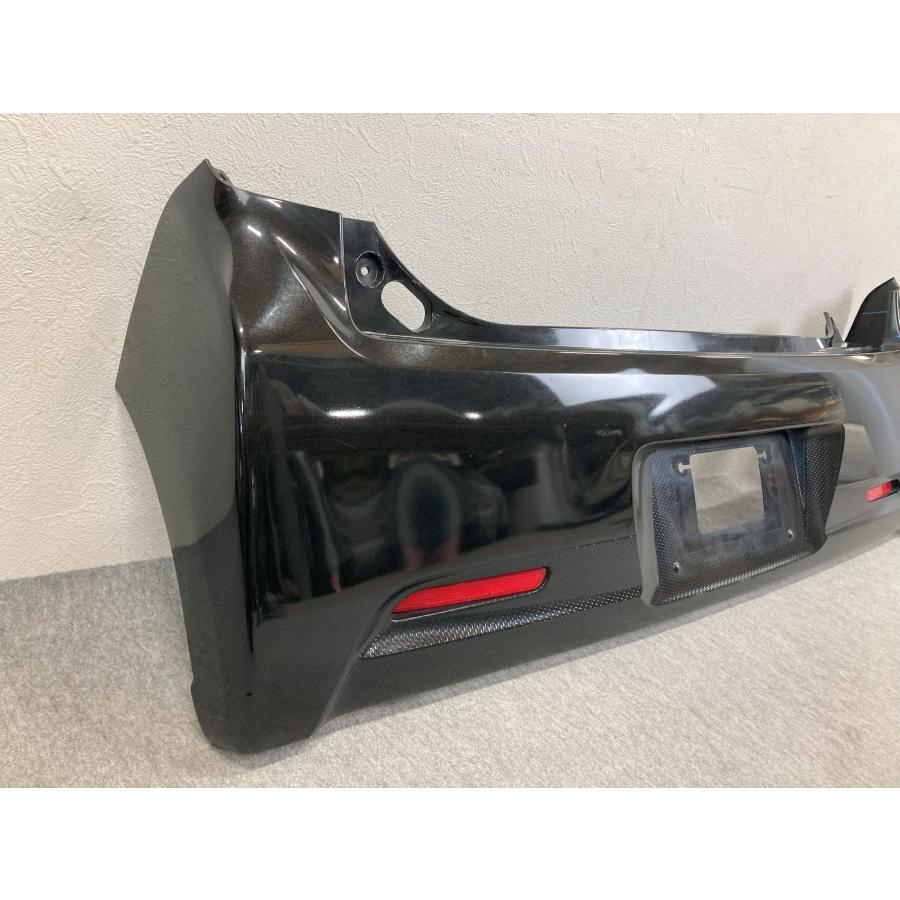 後期 H25年 LA110S ムーヴ カスタムRS 純正 リアバンパー X07 ブラック
