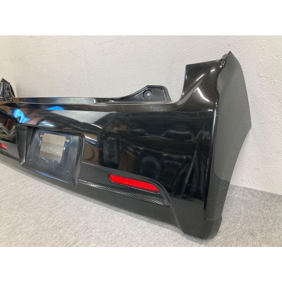 後期 H25年 LA110S ムーヴ カスタムRS 純正 リアバンパー X07 ブラック