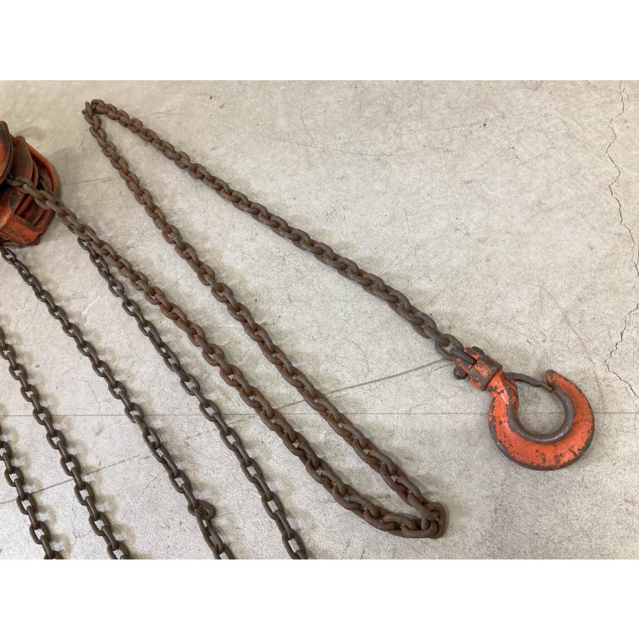 動作OK NITCHI ニッチ H-40 チェーンブロック 吊り金具 1.0t 1t 1トン 揚程2.5m (A4574) : インフィニ ヤフー店  - 通販 - Yahoo!ショッピング