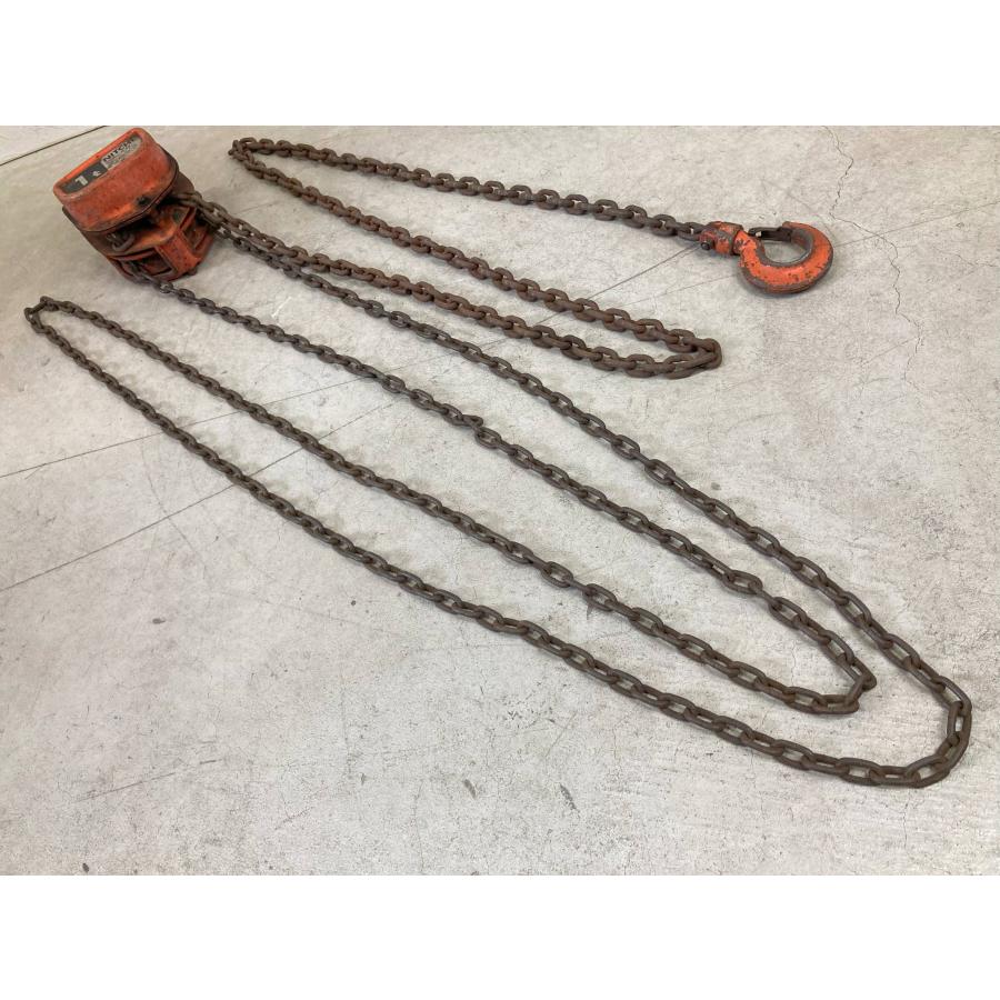 動作OK NITCHI ニッチ H-40 チェーンブロック 吊り金具 1.0t 1t 1トン