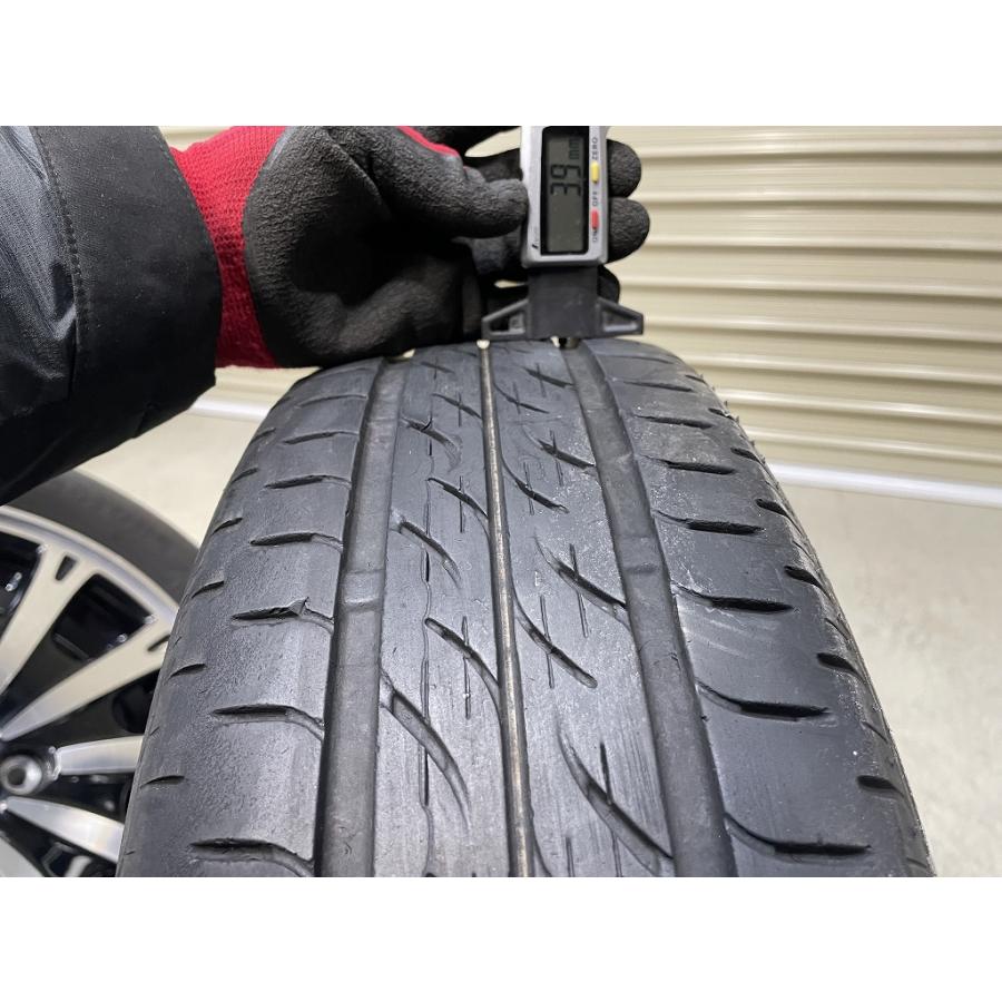 5j 15+45 PCD100 4H 165/55R15バリ山4本セット ホンダ N-BOX カスタム 純正 15インチ 4.5J +45 PCD100 4H BS NEXTRY