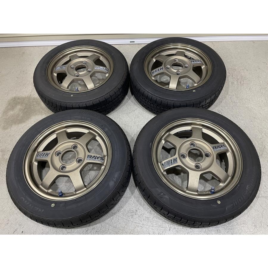 RAYS VOLK RACING 13インチ ホイール 美品 鍛造 RAYS VOLK RACING TE37 13インチ 5.0J +45 PCD100 4H 155