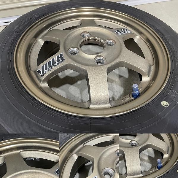 美品 鍛造 RAYS VOLK RACING TE37 13インチ 5.0J +45 PCD100 4H 155