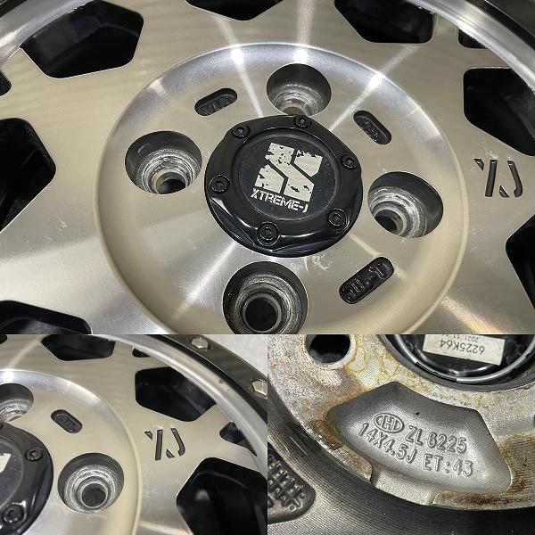MLJ XTREME-J エクストリームJ XJ04 14インチ 4.5J +43 PCD100 4H 4本