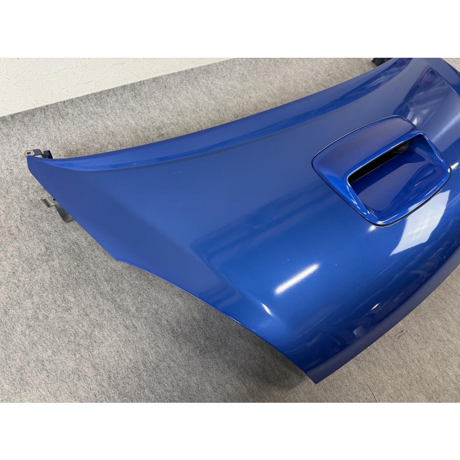 凹み無 RN1 ステラカスタム RS 純正 ボンネット エンジンフード ダクト ヒンジ付き 02C WRブルーマイカ (B6003 ...