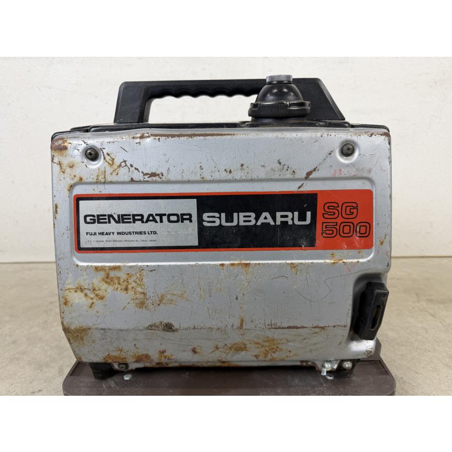 （動作確認済み）中古SUBARU SGi14 ポータブル エンジンOK!! 動作OK スバル 富士重工業 SG500 ガソリンエンジン 発電機 ポータブル