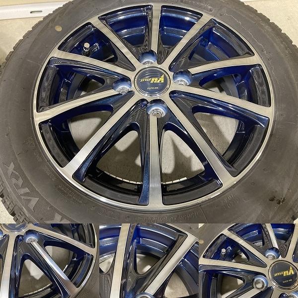 溝有り Style NA Type HC V25 14インチ 4.5J +45 PCD100 4H BS BLIZZAK