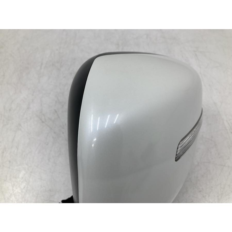 取付OK 動作OK MH23S ワゴンR 純正 左 ドアミラー 助手席側 ウィンカー付 7P Z7T パールホワイト (C1674 ...