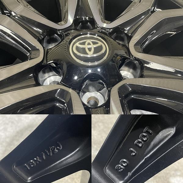 美品 トヨタ ハイラックス GRスポーツ 純正 18インチ 7.5J +30 PCD139