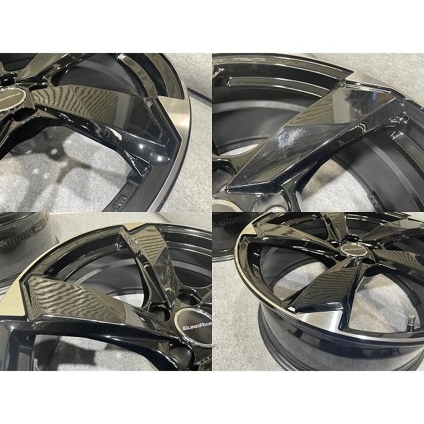 美品 EUROAXIS CROSS edge 20インチ 8.5J +30 PCD112 5H 4本セット アウディ A8 ユーロアクシス クロスエッジ (C5060)の画像
