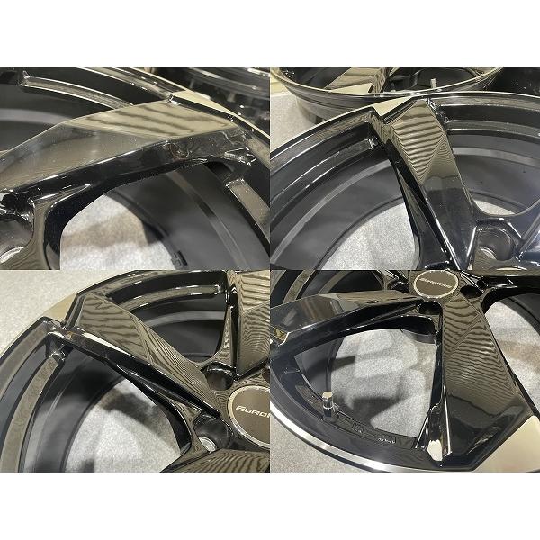 美品 EUROAXIS CROSS edge 20インチ 8.5J +30 PCD112 5H 4本セット アウディ A8 ユーロアクシス クロスエッジ (C5060)の画像