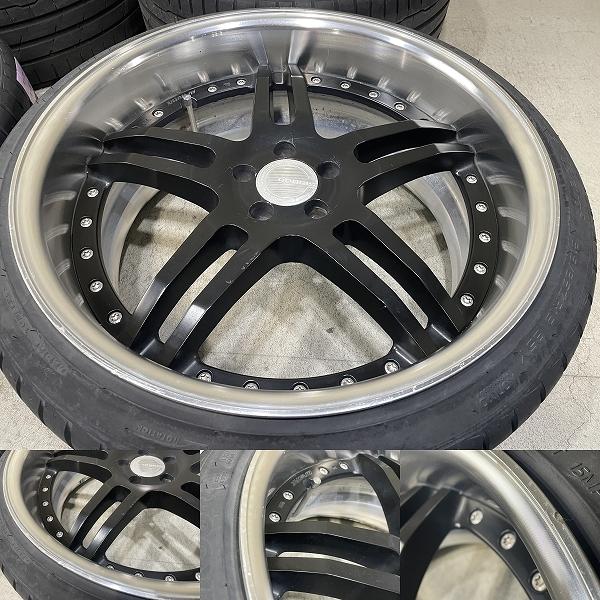 WORK GNOSIS 19インチ 8J/8.5J +40/+20 PCD100 5H 215/35R19 4本 