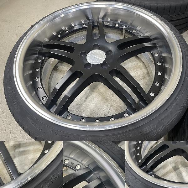 WORK GNOSIS 19インチ 8J/8.5J +40/+20 PCD100 5H 215/35R19 4本