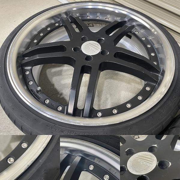 WORK GNOSIS 19インチ アルミホイール WORK GNOSIS 19インチ 8J/8.5J +40/+20 PCD100 5H 215/35R19 4本