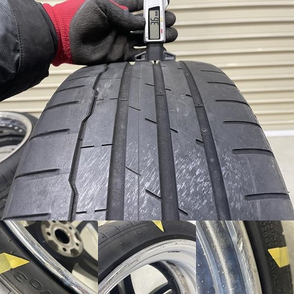 WORK GNOSIS 19インチ 8J/8.5J +40/+20 PCD100 5H 215/35R19 4本