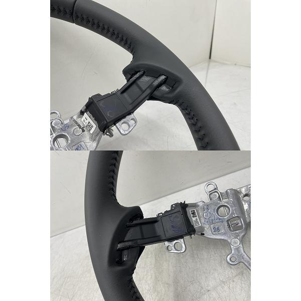 ジムニーシエラ　ハンドル　純正　新車外し 新車外し JB74W ジムニー シエラ 純正 レザー ステアリング ハンドル