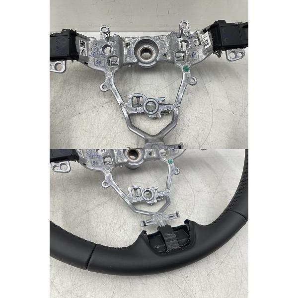 新車外し JB74W ジムニー シエラ 純正 レザー ステアリング ハンドル