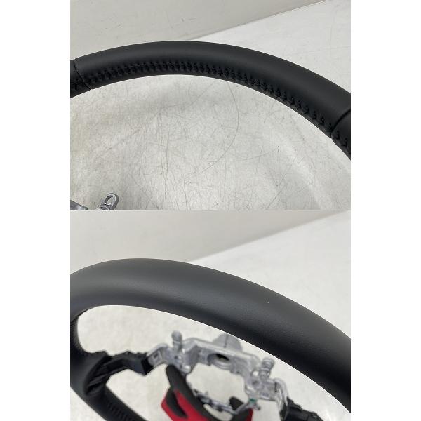 ジムニーシエラ　ハンドル　純正　新車外し 新車外し JB74W ジムニー シエラ 純正 レザー ステアリング ハンドル