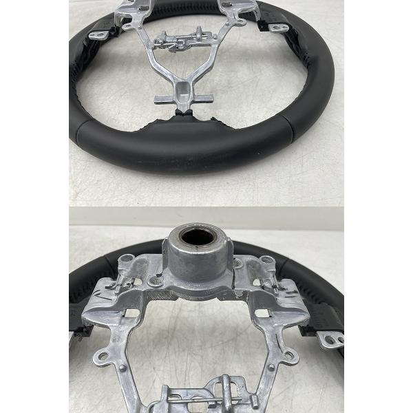 ジムニーシエラ　ハンドル　純正　新車外し 新車外し JB74W ジムニー シエラ 純正 レザー ステアリング ハンドル