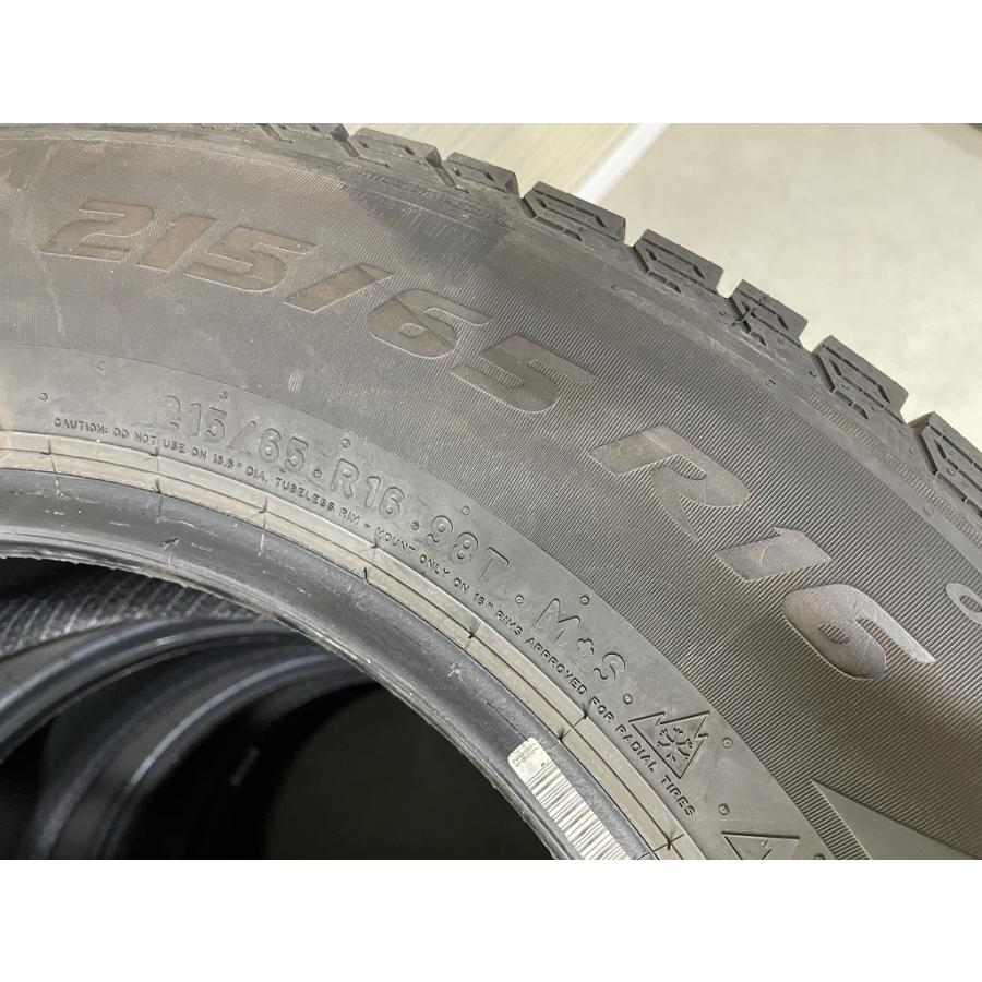 バリ溝 '23年製 PIRELLI ICE ZERO ASIMMETRICO 215/65R16 4本セット