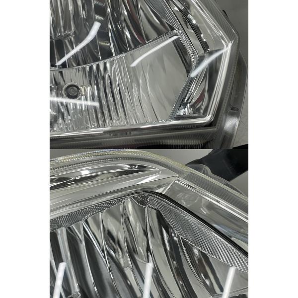 良品 割れ無 点灯OK MK32S スペーシア 純正 HID ヘッドライト 左右