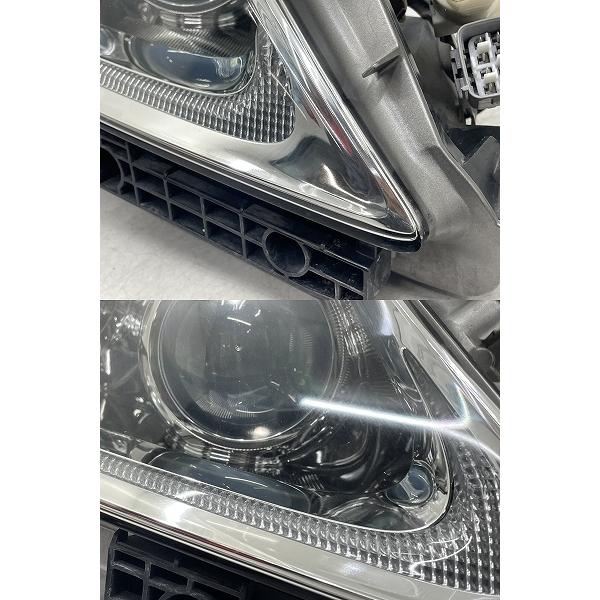 レンズ綺麗 点灯OK レクサス LS460 前期 USF40 純正 HID ヘッドライト 左右セット KOITO 50-79 USF41 USF45 USF46 (C5196)の画像