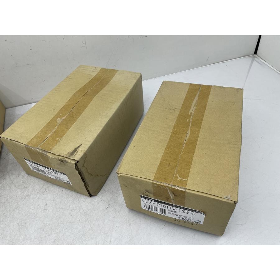 未使用 東芝ライテック LED一体型ダウンライト 5個セット 昼白色 広角タイプ 2000シリーズ LEDD-21011W-LS9-S (C5199)の画像