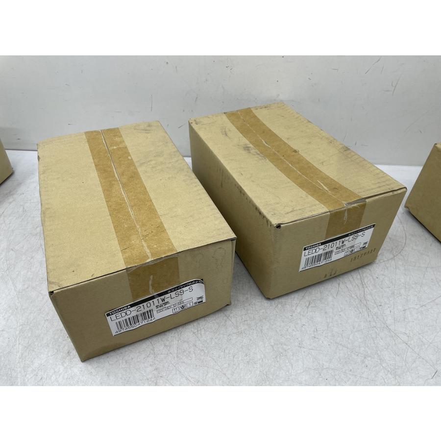 未使用 東芝ライテック LED一体型ダウンライト 5個セット 昼白色 広角タイプ 2000シリーズ LEDD-21011W-LS9-S (C5199)の画像