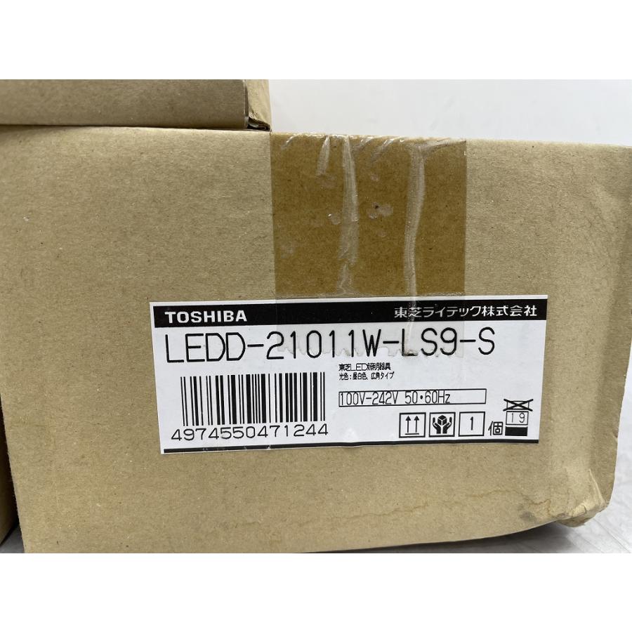 未使用 東芝ライテック LED一体型ダウンライト 5個セット 昼白色 広角タイプ 2000シリーズ LEDD-21011W-LS9-S (C5200)の画像